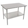 John Boos & Co Rectangle Table , 24" X 84" X 35-3/4" ,  ST6-2484SSK