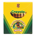 Crayola Crayon, Multicultural, Large, 8 52080W