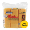 Wypall Microfiber Cleaning Cloth, Yellow, 24PK 83610CT