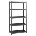 Iron Horse Boltless Shelving Unit, 18"D x 36"W x 72"H, 5 Shelves, Steel 20996