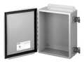 Nvent Hoffman Carbon Steel Enclosure, 6 in H, 4 in W, 3 in D, NEMA 12; 13, Hinged A604CHQR