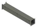 Nvent Hoffman Lay-In Wireway, 4 ft., 6inWx6inH, Steel F66L48