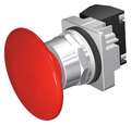 Siemens Mushroom Head Push Button, 30 mm, 1NO, Red 52PM9V2K