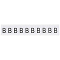 Brady Letter Label, Character B, 1-1/2 In. H 9713-B
