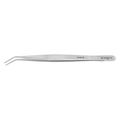 Excelta 6 in. Stainless Steel Strong Blunt Tweezer 24-SA-SE