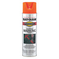 Rust-Oleum Professional Inverted Marking Paint, 15 oz, Fluorescent Orange 2554838