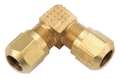 Anderson Metals Union Elbow, Compression, Brass, 150psi 1465X4
