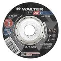 Walter Surface Technologies Depressed Center Cut-Off Wheel, Type 27, 0.0625 in Thick, Aluminum Oxide 11T503