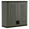 Suncast Resin Wall Storage Cabinet, 30 in W, 30 1/4 in H, Stationary BMC3000