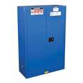 Justrite Haz Material Safety Cabinet, 45 Gal, Blue 864528