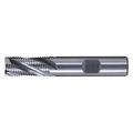 Cleveland 4-Flute Carbide HP Square Single Roughing End Mill CTD CEM-RS Bright 1/4x1/4x3/4x2-1/2 C60149