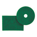 3M Scrubbing Pad 5400N, 13", Green, PK5 5400N 581