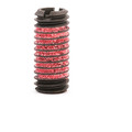 Zoro Select Heavy Wall Self Locking Thread Insert, 1/4"-20 Int Thrd Sz, Steel, 5 PK 329-401-PK5