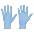 Mcr Safety NitriShield, Durashield Disposable Gloves, 4 mil Palm, Nitrile, Powder-Free, 3XL (12), 100 PK, Blue 6001XXXL