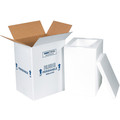 Partners Brand Insulated Shipping Kits, 8" x 6" x 12", White, 1/Case 212C