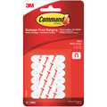 3M 3M™ 17020 Command™ Refill Strips, Mini, White, 12 Strips, 6/Packs per Case CHS1101