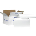 Partners Brand Insulated Shipping Kits, 17" x 10" x 8 1/4", White, 1/Case 245C