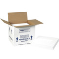Partners Brand Insulated Shipping Kits, 10 1/2" x 8 1/4" x 9 1/4", White, 2/Case 220C