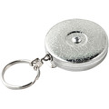 Key-Bak Retractable Key Holder, PK2, Chrome, 2 PK KB0052PK