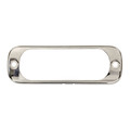Buyers Products Chrome Bezel For 3.375 Inch Thin Mount Horizontal Strobe Light 8892320