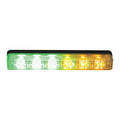 Buyers Products Ultra Bright Narrow Profile Green/Amber LED Strobe Light 8892810