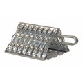 Buyers Products Galvanized Serrated Wheel Chock with Handle 9x10x6 Inch WC091060