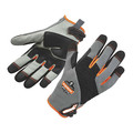 Proflex By Ergodyne Mechanics Gloves, L, Gray 710