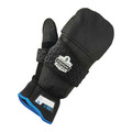 Proflex By Ergodyne Thermal Gloves, Black, Synthetic Leather Palm 816
