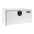 Buyers Products 24x24x30 Inch White Steel Underbody Truck Box With 3-Point Latch 1734403