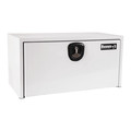 Buyers Products 24x24x24 Inch White Steel Underbody Truck Box With 3-Point Latch 1734400