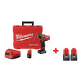 Milwaukee Tool 1/2 in, 12V DC Extra Battery Bundle 2503-22, 48-11-2411