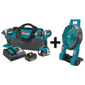 Makita Cordless Combination Kit, 3 Tools, 18V DC XT269M  + DCF201Z