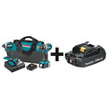 Makita Cordless Combination Kit, 2 Tools, 18V DC XT269R + BL1820B