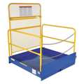 Vestil Fork Truck Loading Platform W/ Handrail FTLP-5454-HR