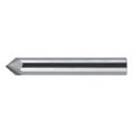 Cleveland 2-Flute Carbide Single End 60° Chamfer Tool Cleveland CEM-CH-2R Bright 3/8"x3/8"x2-1/2" C61119