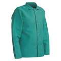 Guard-Line Welders Jacket, 30In, Proban, Grn, XL FS530XL