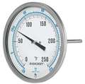 Ashcroft Dial Thermometer, Every-Angle, 6 in Stem 50EI60E