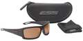 Ess Ballistic Safety Glasses, Brown Scratch-Resistant EE9015-06