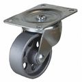 Zoro Select Swivel Plate Cstr, Cast Iron, 4 in, 450 lb. P2S-C040G-P