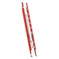 Louisville 20 ft Fiberglass Extension Ladder, 300 lb Load Capacity FE7220