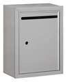 Salsbury Industries Letter Box, Aluminum, Powder Coated, 1 Doors, Surface, Standard 2240AU