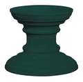 Salsbury Industries Cluster Box Unit Pedestal, Green, Powder Coated, In Ground, Decorative 3386GRN