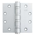 Ives 1-13/16" W x 4-1/2" H Satin Chrome Plated Door and Butt Hinge 5BB1HW 4.5X4.5 652