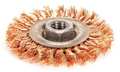 Weiler Twist Wire Wheel Wire Brush, Threaded Arbor 93808