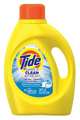Tide Liquid Laundry Detergent, 100 oz. Jug, Liquid, Unscented, Blue, 4 PK 89129