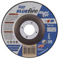Norton Abrasives Depressed Center Wheels, Type 27, 4 1/2 in Dia, 0.045 in Thick, 7/8 in Arbor Hole Size 66252843219
