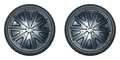 Rubbermaid Commercial Replacement Wheel Set GRFG9W21L10000