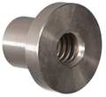 Zoro Select Flange Nut, 1"-5, Bronze, Not Graded, Plain, 2 in Hex Ht FLGNTBZR15