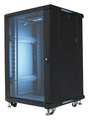 Video Mount Products 19" Equipment Rack Enclosure - 18U with Fans, Casters EREN-18E