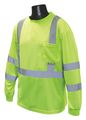 Radians Long Sleeve Shirt, Unisex, 4XL, 30 in., Grn ST21-3PGS-4X